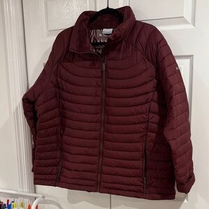 Columbia Women's Maroon Puffer Jacket